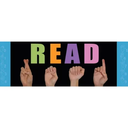 demco® upstart® sign language read bookmarks
