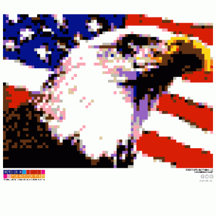 StickTogether® Flag & Eagle Poster