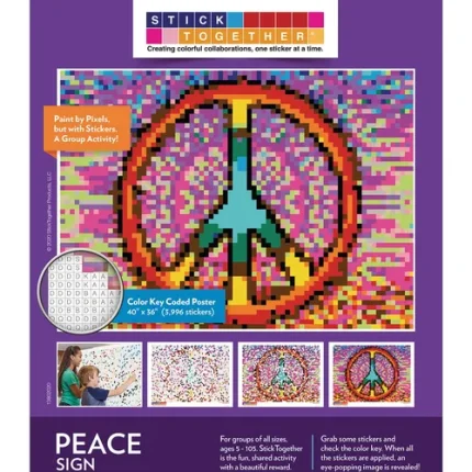 sticktogether® peace sign poster