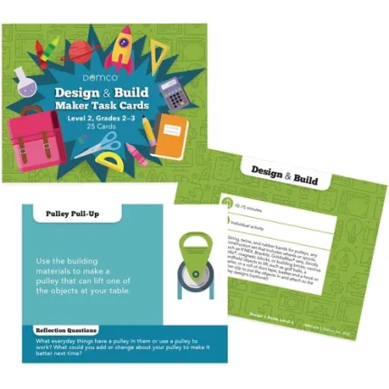 demco® maker task cards design & build