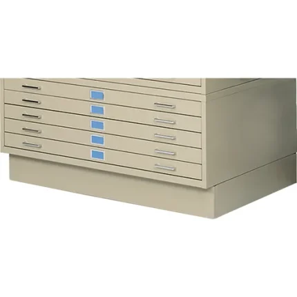closed base for safco® 5 drawer steel flat files