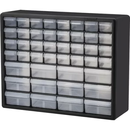 akro mils® plastic 44 drawer storage cabinet
