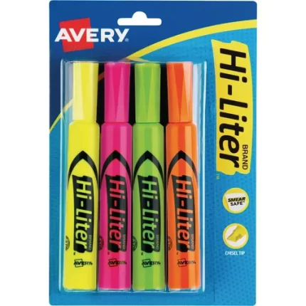 avery® hi liter® large markers