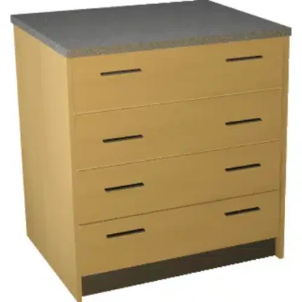 cabinet unit with full drawers for demco americana® cs circulation desks