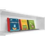 demco® acrylic book display bin