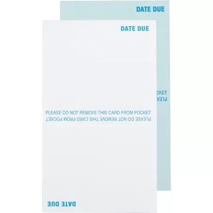 demco® 2 sided date cards