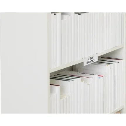 demco® adhesive shelf label holders