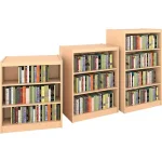 demco® americana® mobile wood shelving