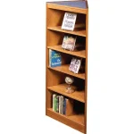 demco® americana® modular wood shelving, corner units