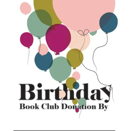 demco® birthday bookplate book club donation by