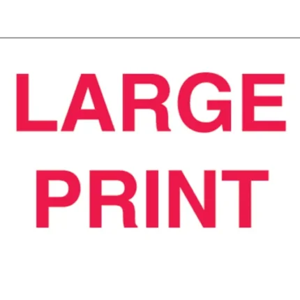demco circulation labels large print