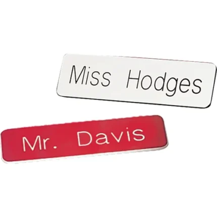 demco® custom engraved magnetic name badges