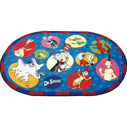 demco® dr. seuss™ book characters carpets