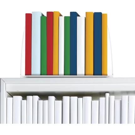 demco® extra deep clear plastic bookshelf