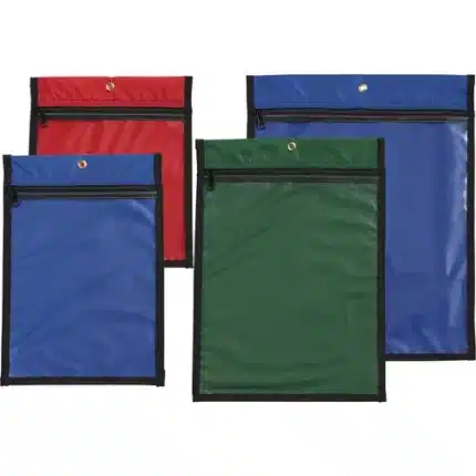 demco® hanging bag media pouches