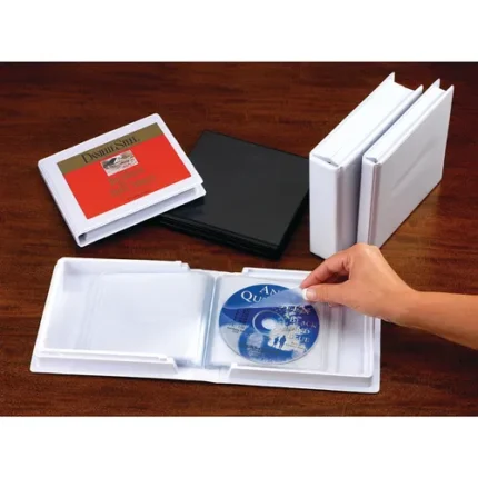 demco® heavy duty cd binder albums with lined pages