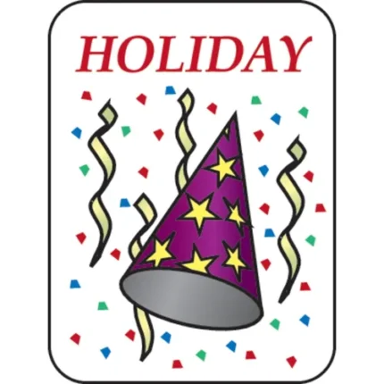 demco holidays & seasons subject classification labels holiday