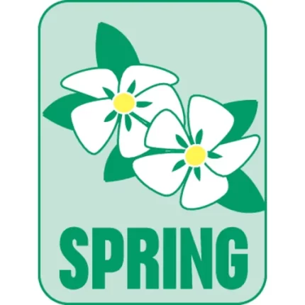 demco® holidays & seasons subject classification labels spring