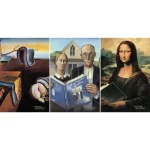 demco® master the art of reading series mona lisa canvas print