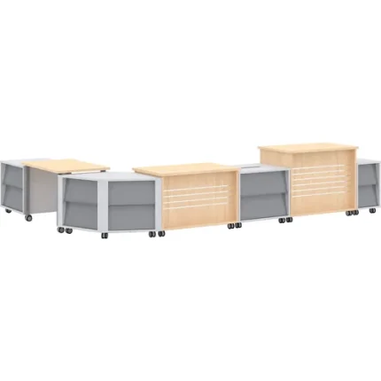 demco® mobile modular circulation desk system