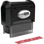 demco® pre inked stock stamp flash style