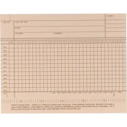 demco® record checking cards