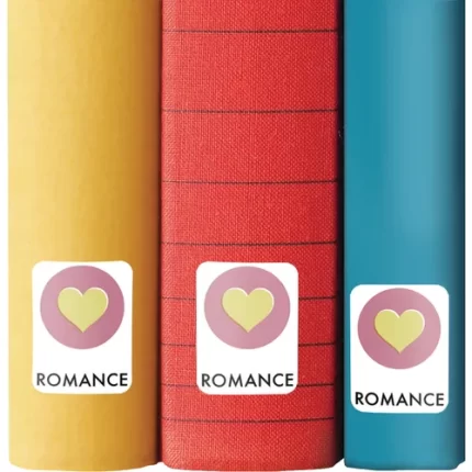 demco® retro genre subject classification labels romance