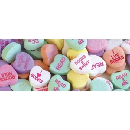 demco® upstart® candy hearts scratch and sniff bookmarks