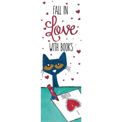 demco® upstart® pete the cat® valentine’s bookmarks