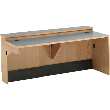 desk units with patron ledge for demco® libracraft® circulation desk