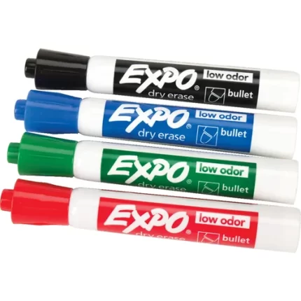 expo® low odor dry erase markers