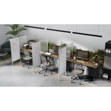 ghent® desk to floor partitions