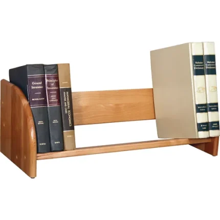 heavy duty wood tabletop book rack