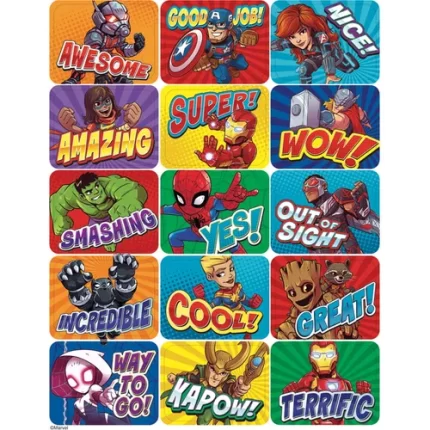 marvel™ superhero adventure success stickers