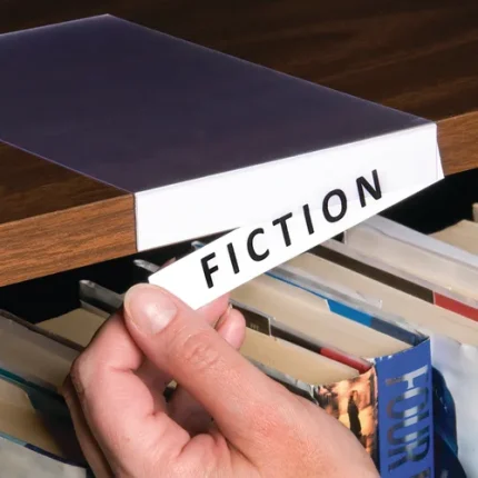 movable shelf label holders