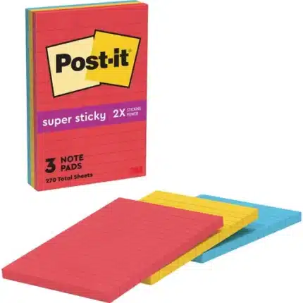 post it® bright colors lined notes