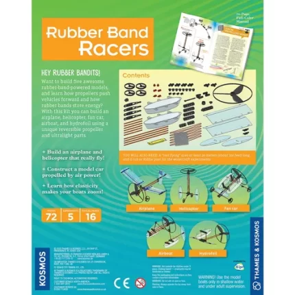 rubber band racers project kit