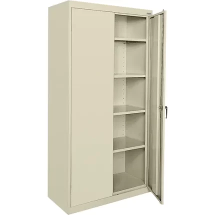 sandusky lee® heavy gauge steel 5 shelf storage cabinets