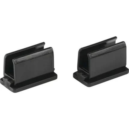 self stick clips sign adapters black