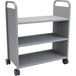 smith system® buffalo flat shelf booktruck