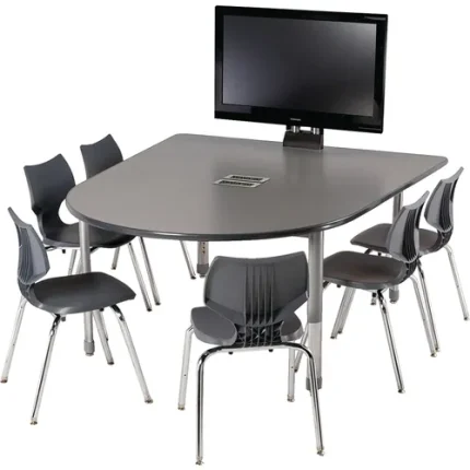 smith system® interchange® d shaped media tables