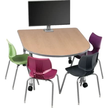 smith system® interchange® d shaped media tables