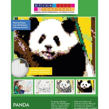 sticktogether® panda poster