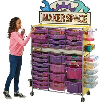 teachergeek® maker cart 2.0 with over 17,000 components