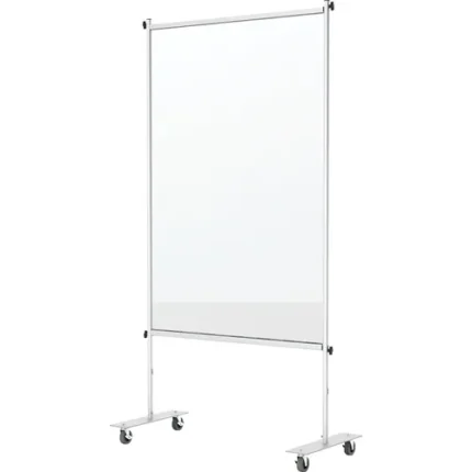 testrite® clear room dividers floor stand w/ wheel base