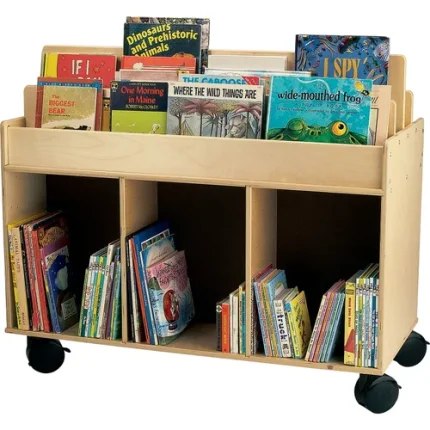 whitney brothers® double sided mobile book cabinet