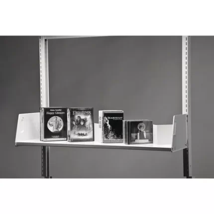 demco® steel cantileverzig zag display shelf