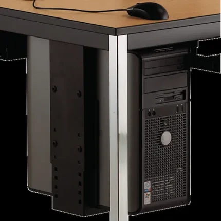 adjustable computer holder for smith carrel 1500 series computer tables