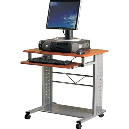 compact mobile pc workstation with server shelf