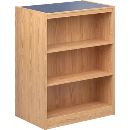 demco® americana® double faced wood shelving